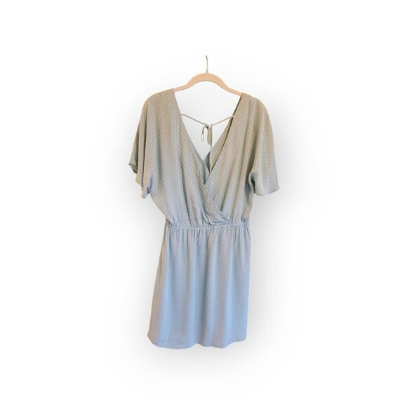 & Other Stories NWT Tie-Back Mint White Boho Dress Size 8 - Picture 3 of 10